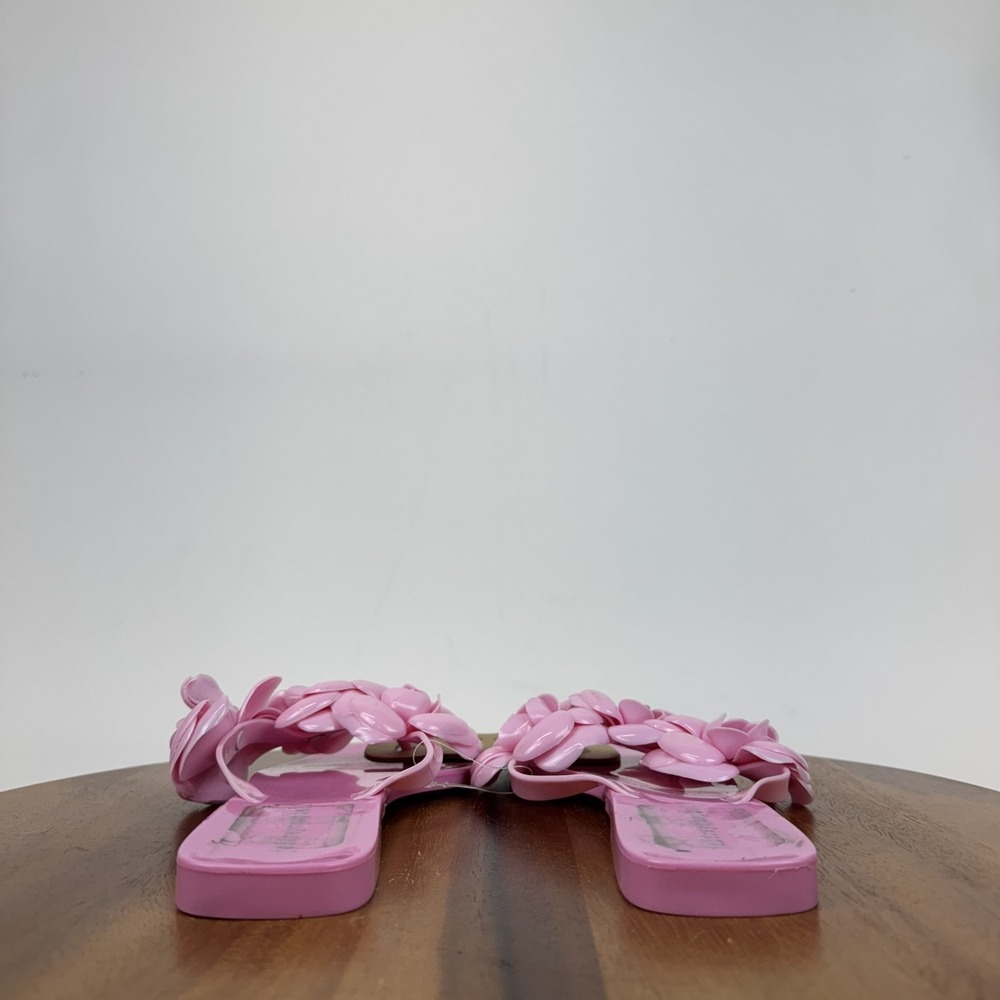 Womens‎ Jeffrey Campbell Floralee Pink Jelly Thong Flip Flops Sandals Size 9 M - Picture 4 of 9